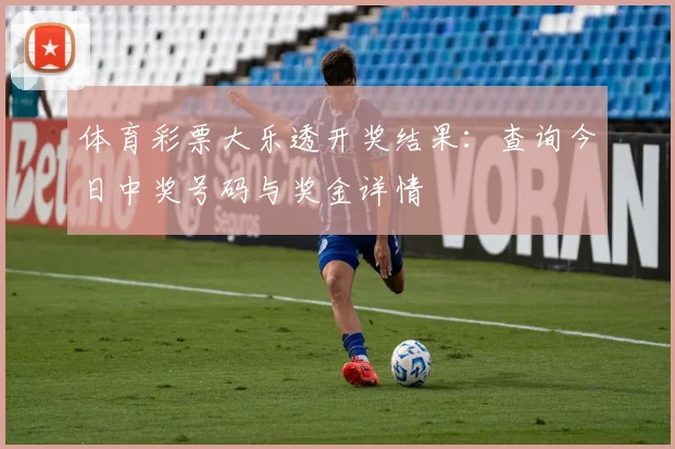 体育彩票大乐透开奖结果:查询今日中奖号码与奖金详情